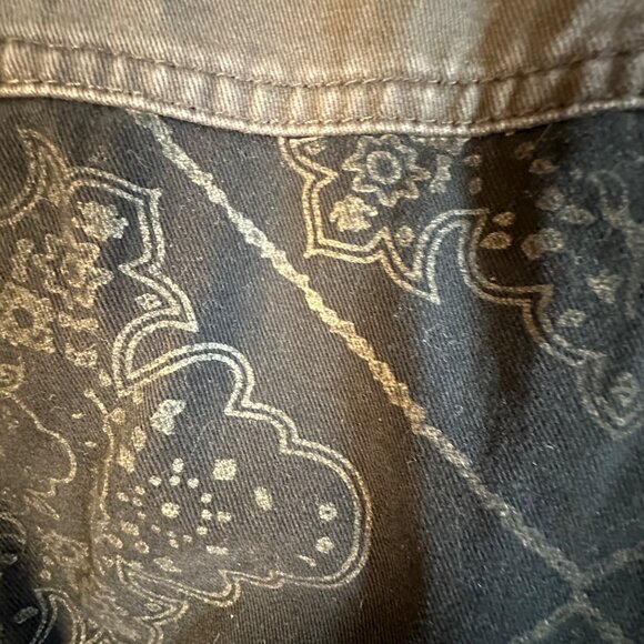 Vintage Style Mens Jogger Pants With Elastic Waist & Bandana Print Grunge Punk - Picture 8 of 16